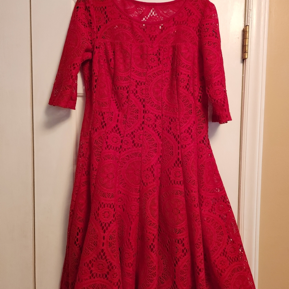 Red dress